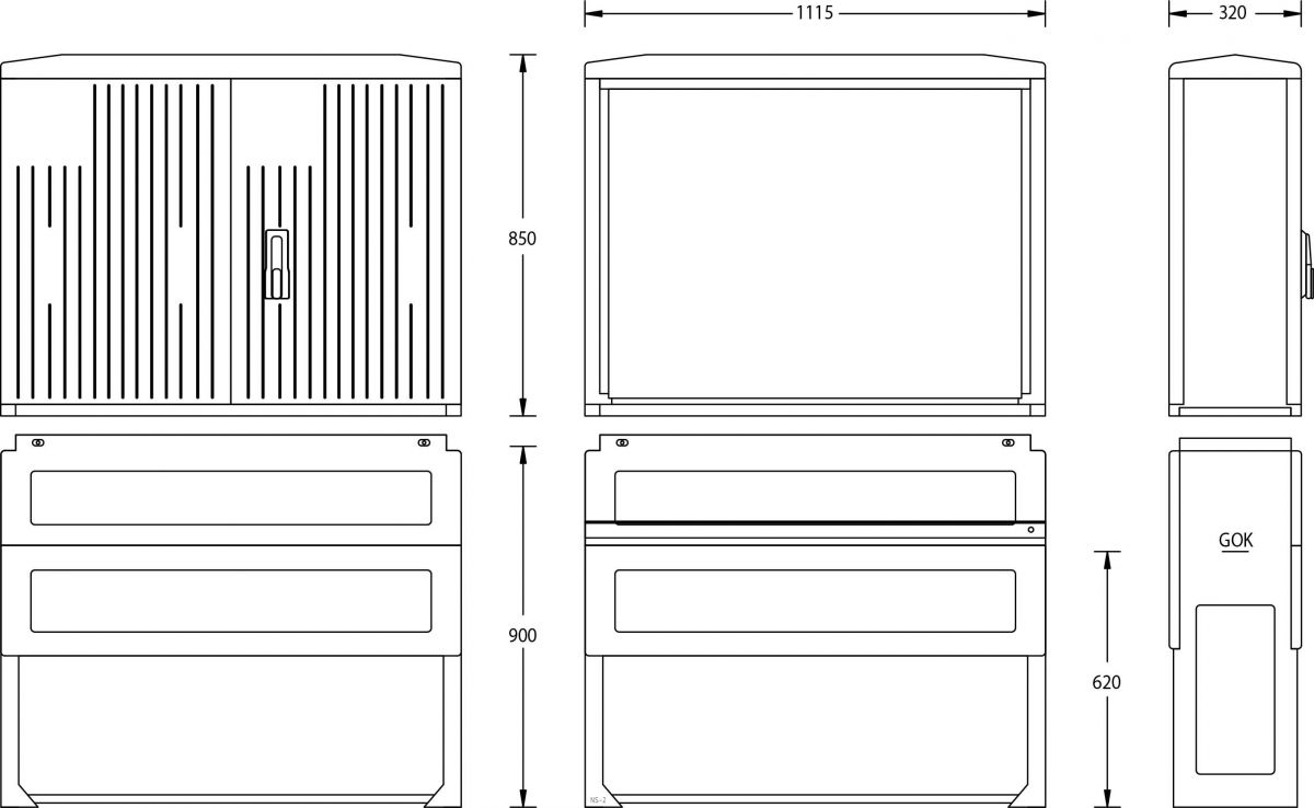 Normschrank IP44 A120-850