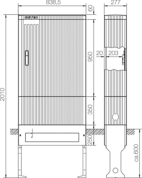 Anschlusssäule SL207P