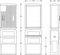 Normschrank IP44 A070-850