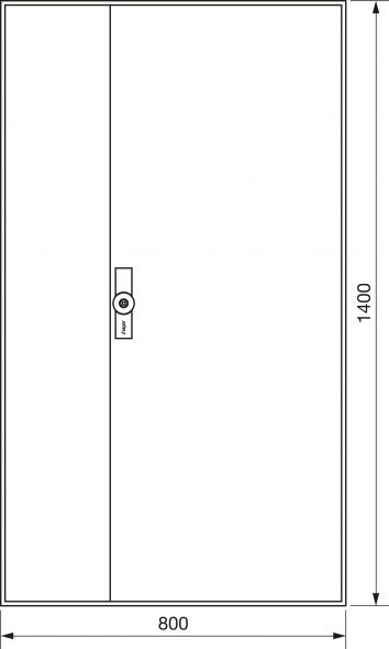 Zählerschrank universZ ZB53W 1400x800x205 IP54 Zählerschrank universZ ZB53W 1400x800x205 IP54