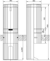 Freiluftsäule aus SL135A