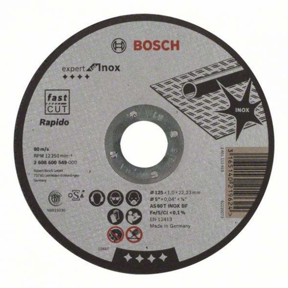 Trennscheibe 1 mm 2 608 600 549 Trennscheibe 1 mm 2 608 600 549