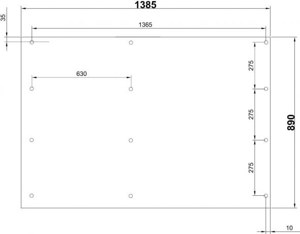 Montageplatte 3M1000 Montageplatte 3M1000