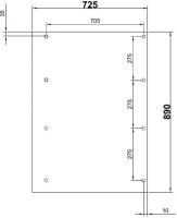 Montageplatte 1M1000