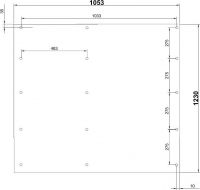 Montageplatte 2M1300