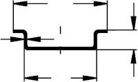 Tragschiene 2933/1 SL