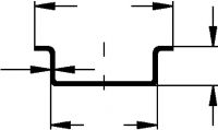 Tragschiene 2935/2 BO