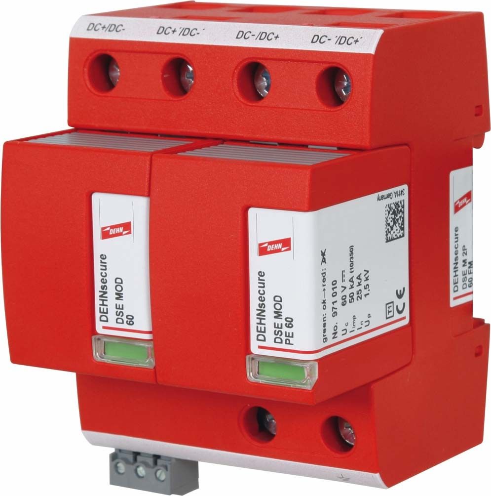 Blitzstromableiter DSE M 2P 60 FM