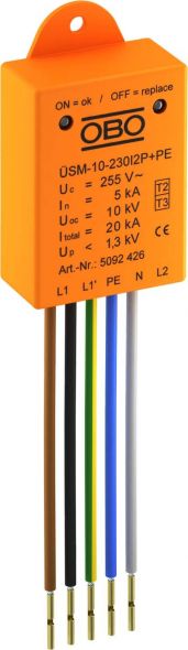 Überspannungsschutzmodul ÜSM-10-230I2P+PE Überspannungsschutzmodul ÜSM-10-230I2P+PE