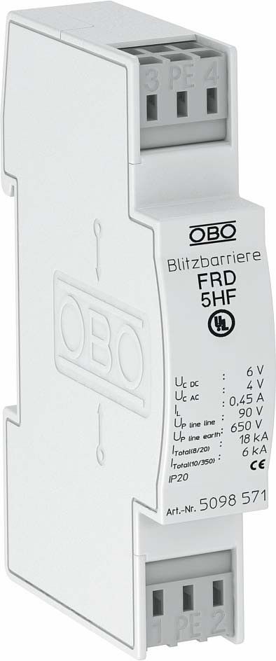 Blitzbarriere FRD 5 HF Blitzbarriere FRD 5 HF