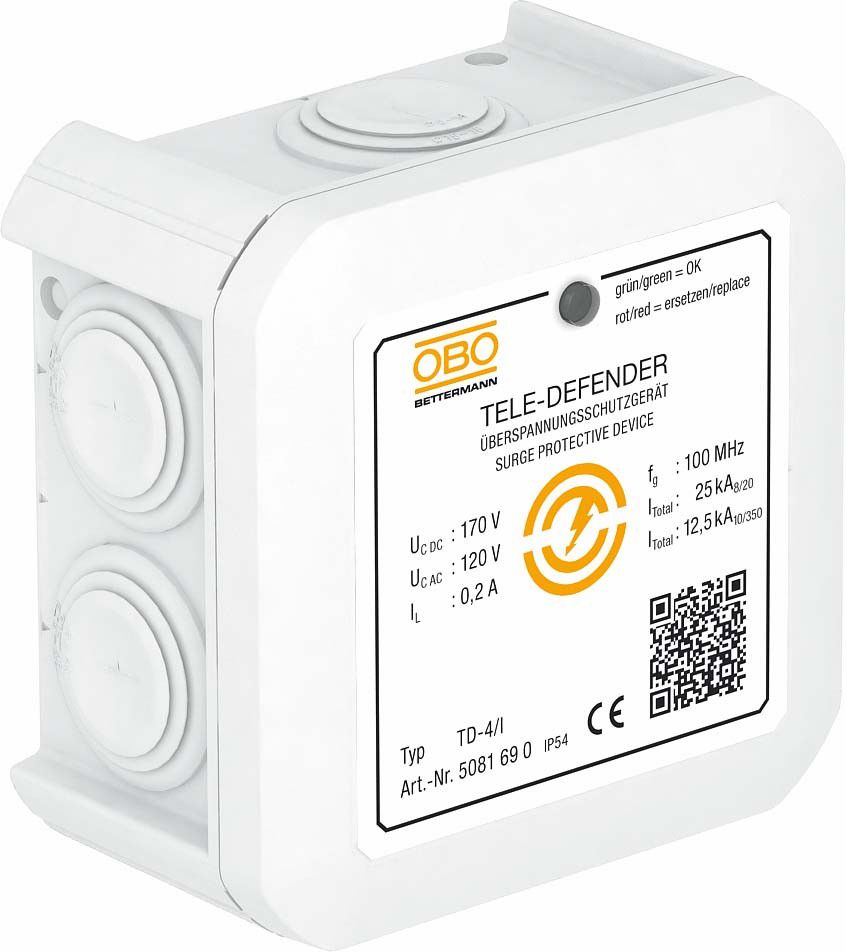 Überspannungsschutzgerät TD-4/I Überspannungsschutzgerät TD-4/I