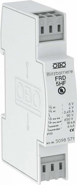 Blitzbarriere FRD 5 HF Blitzbarriere FRD 5 HF