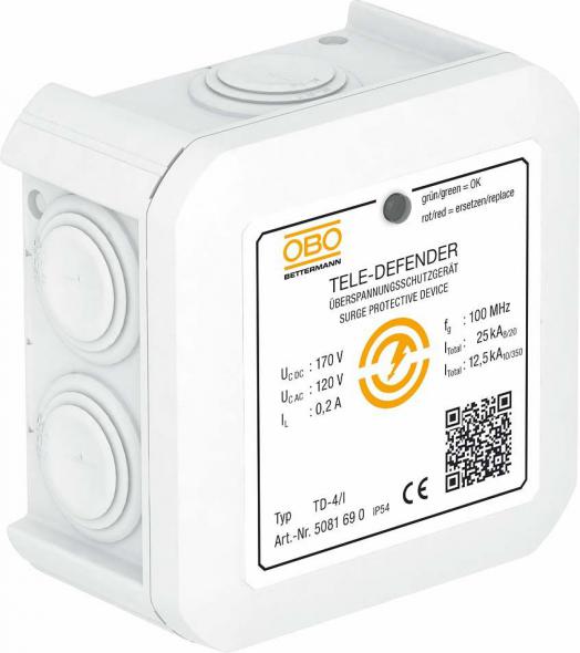 Überspannungsschutzgerät TD-4/I Überspannungsschutzgerät TD-4/I