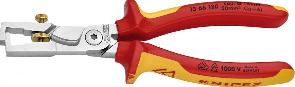 VDE Abisolierzange mit Kabelschere 13 66 180 VDE Abisolierzange mit Kabelschere 13 66 180
