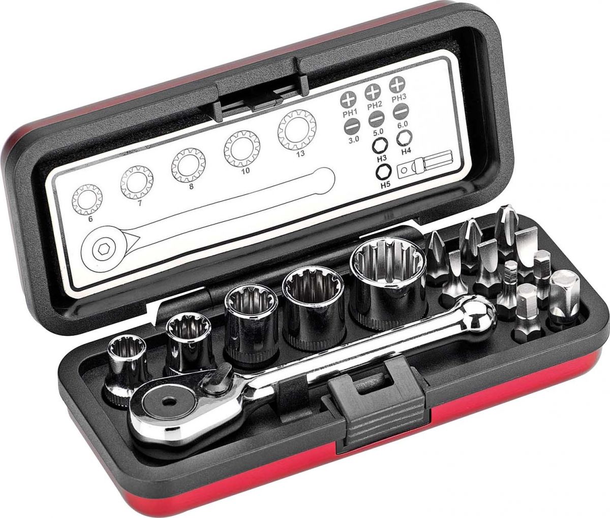 Steckschlüssel-Bit-Box 11 3156