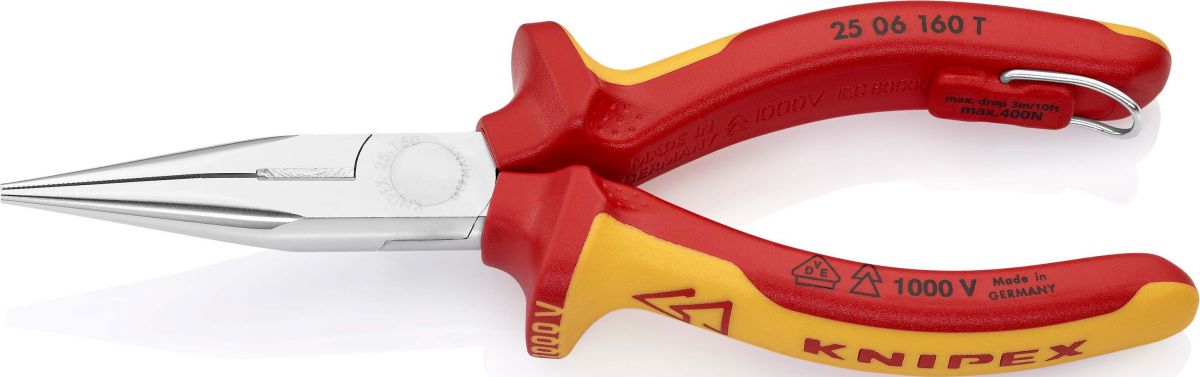 VDE Flachrundzange 25 06 160 T