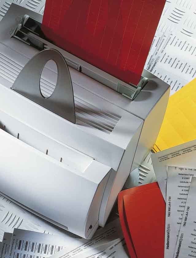 Etiketten TAG120LA4-1101-WH