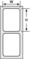 Etiketten TAG02TD1-1204-SR