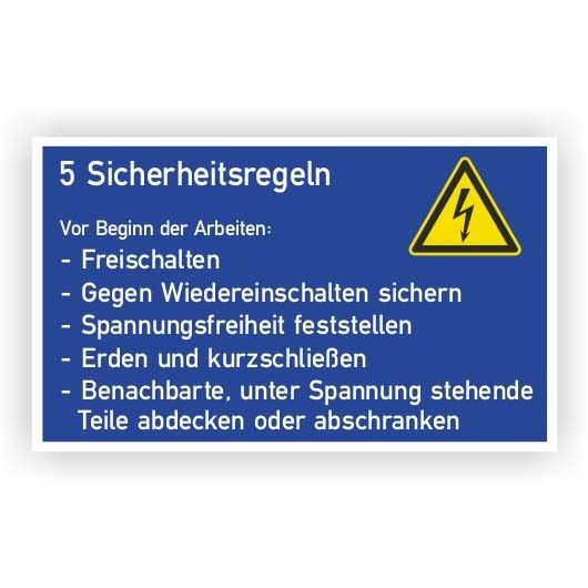GS 5 Sicherheitsregeln 18 2746