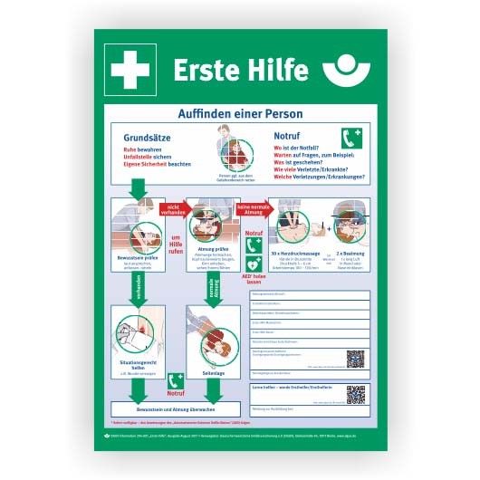 Notfall-Aushang 1.Hilfe 18 2750 Notfall-Aushang 1.Hilfe 18 2750