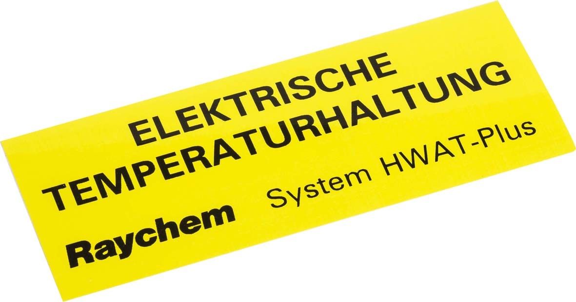Kennzeichnungsaufkleber LAB-HWAT-D Kennzeichnungsaufkleber LAB-HWAT-D