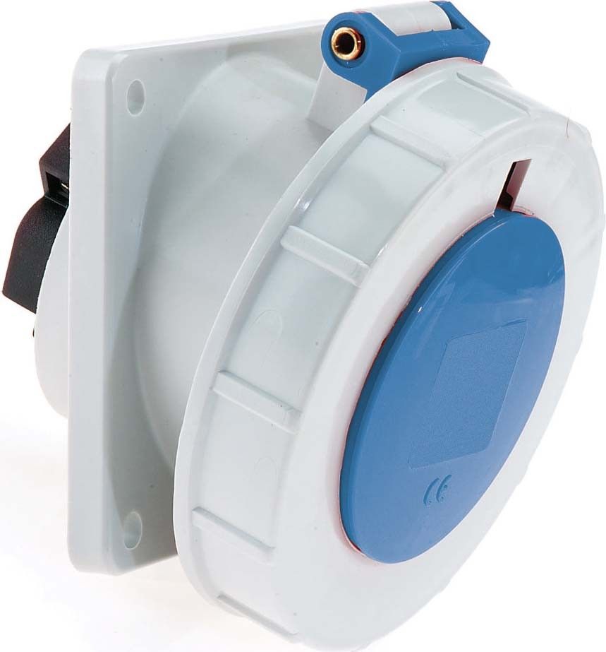 Anbausteckdose geneigt 32A 12327