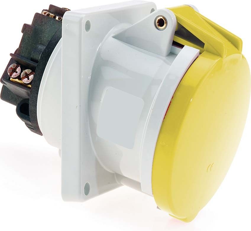 Anbausteckdose geneigt 63A 12566