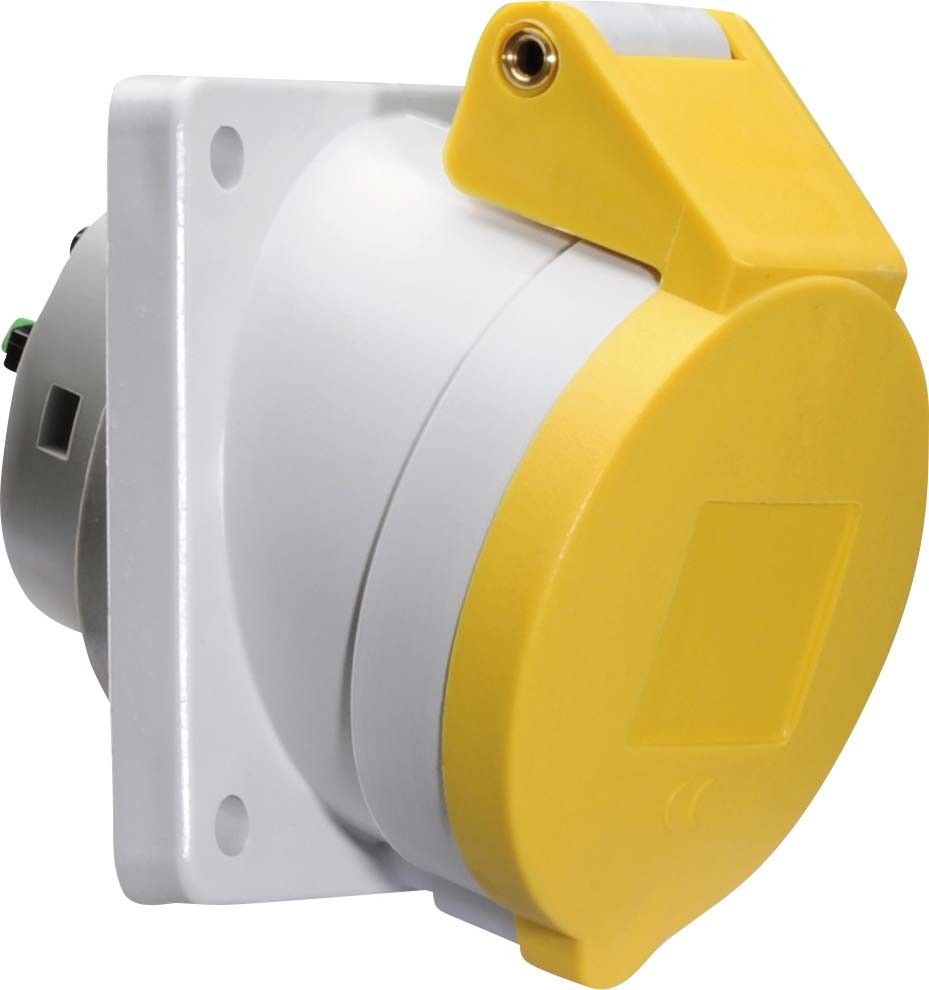 Anbausteckdose geneigt 16A 12743