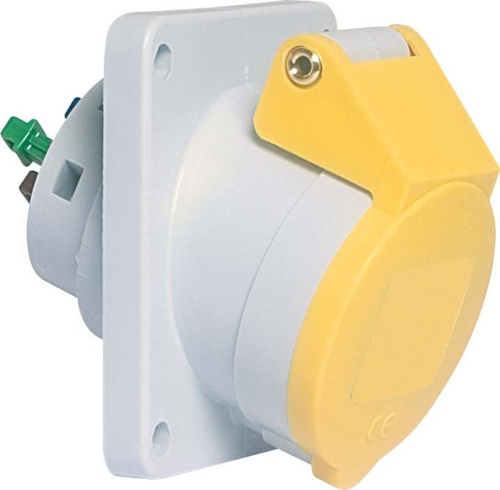 Anbausteckdose geneigt 16A 12771