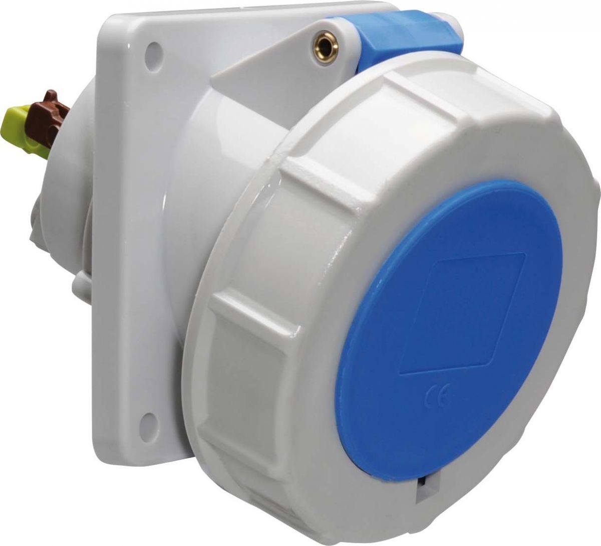 Anbausteckdose geneigt 16A 12813