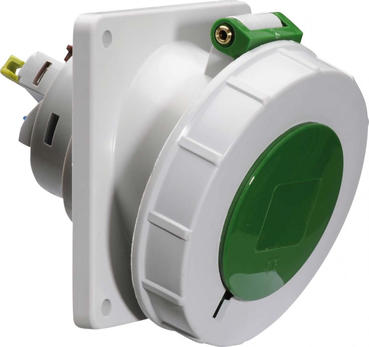 Anbausteckdose geneigt 32A 12850