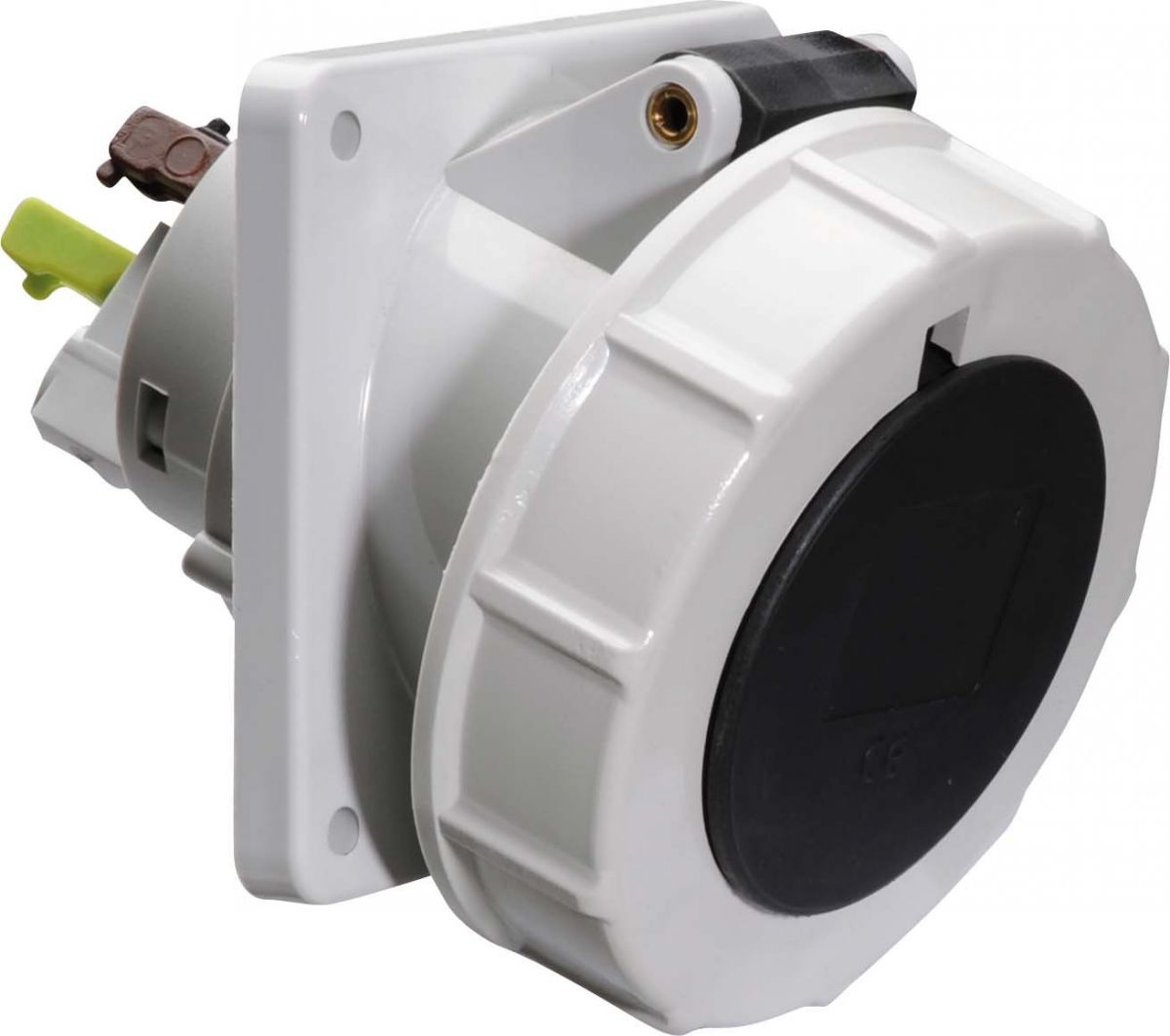 Anbausteckdose geneigt 16A 12930