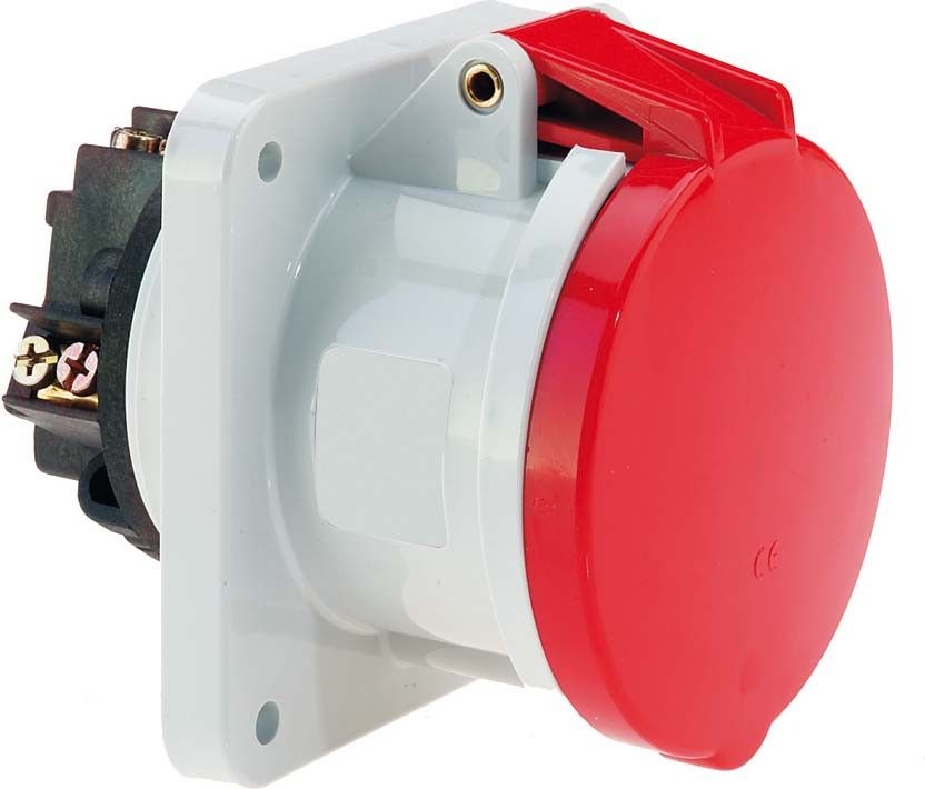 Anbausteckdose gerade 63A 13342