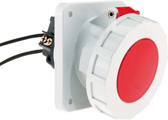 Anbausteckdose geneigt 63A 12020