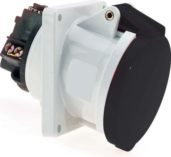 Anbausteckdose geneigt 63A 12565