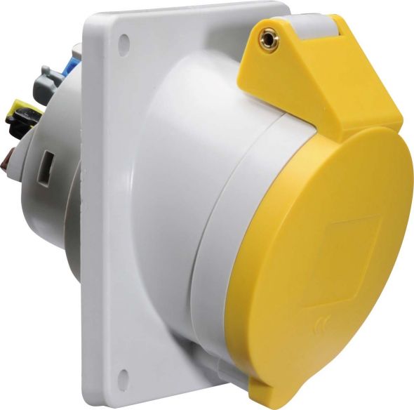 Anbausteckdose geneigt 32A 12788