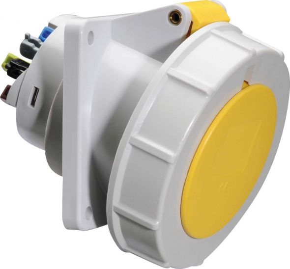 Anbausteckdose geneigt 32A 12822