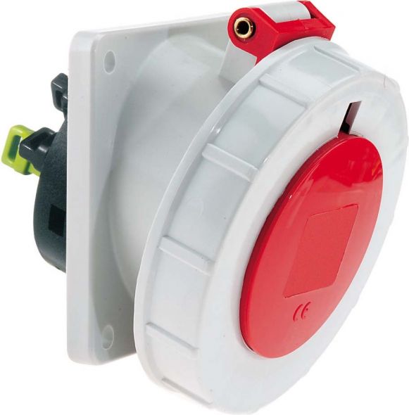 Anbausteckdose geneigt 16A 12833