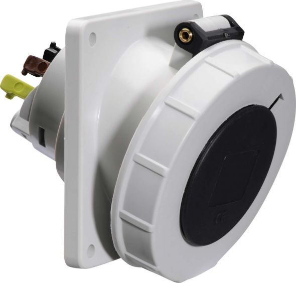 Anbausteckdose geneigt 16A 12840