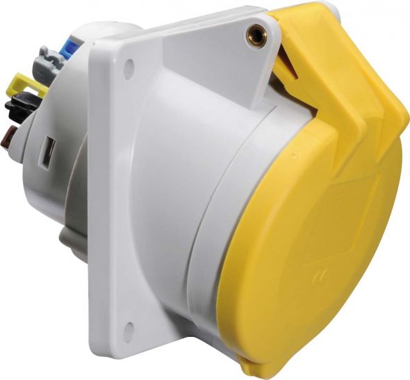 Anbausteckdose geneigt 16A 12862