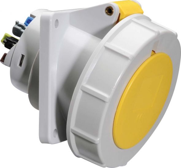 Anbausteckdose geneigt 16A 12917