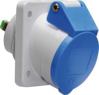 Anbausteckdose geneigt 16A 12734