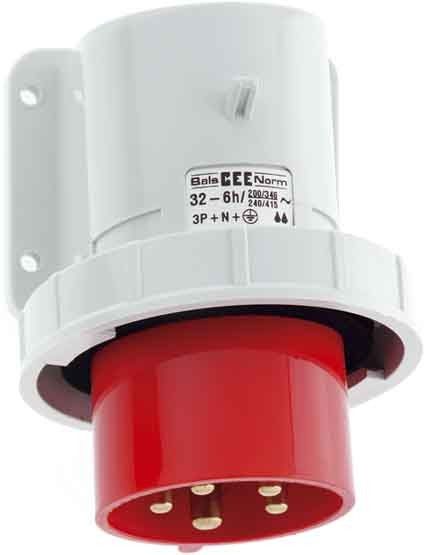 Aufbau-Gerätestecker 32A 4 2694