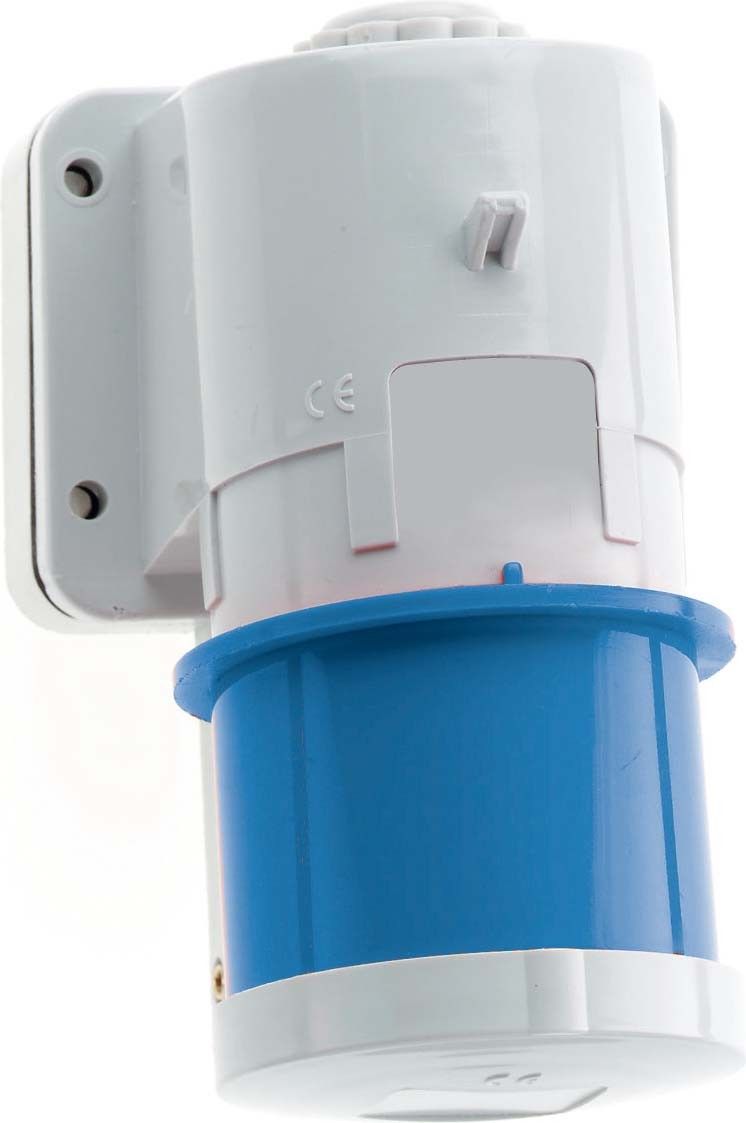 Wand-Gerätestecker 32A 3p 24017