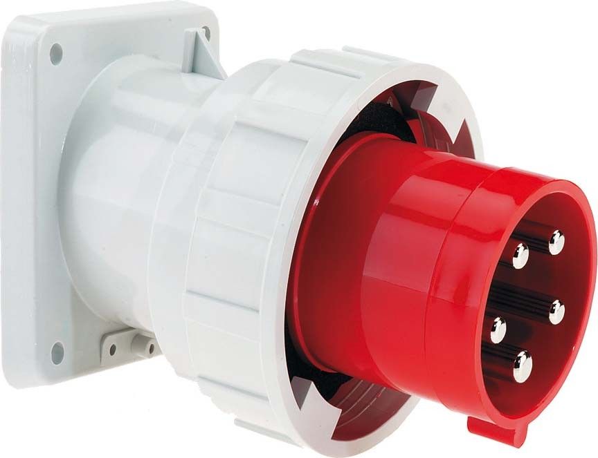 Anbau-Gerätestecker 63A 4p 27011