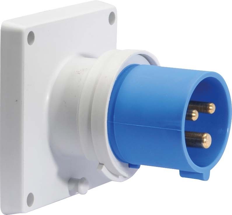 Flansch-Gerätestecker 32A 28104