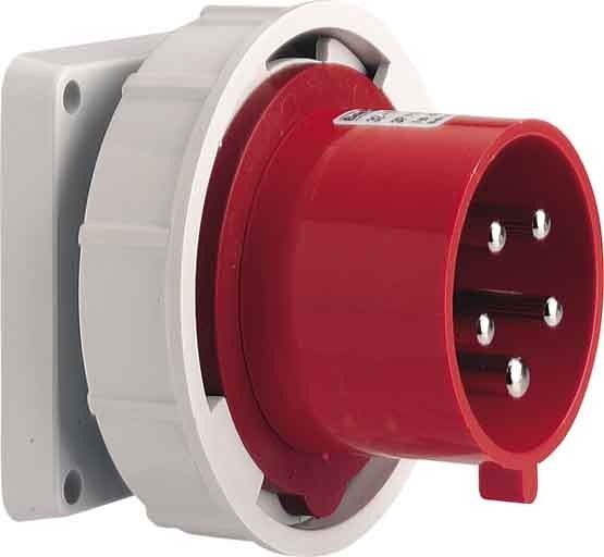 Flansch-Gerätestecker 32A 28105