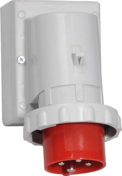 Wand-Gerätestecker 32A 4p 24021 Wand-Gerätestecker 32A 4p 24021