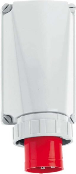 Wand-Gerätestecker 125A 4p 24200