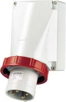 Wandgerätestecker 357 4p 63A 400V rot